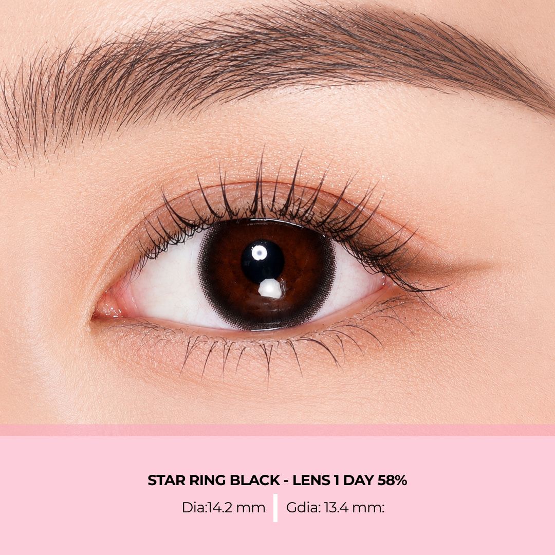 Daily Star Ring Black - 1 hộp(10 chiếc)