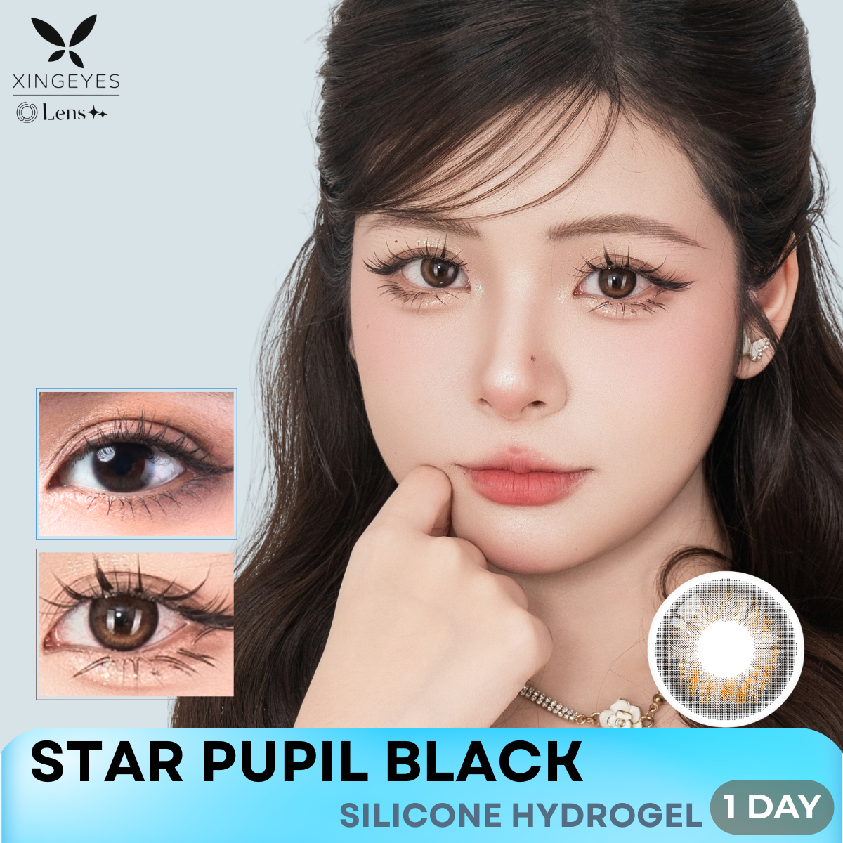 Daily Star Pupil Black - 1 Hộp