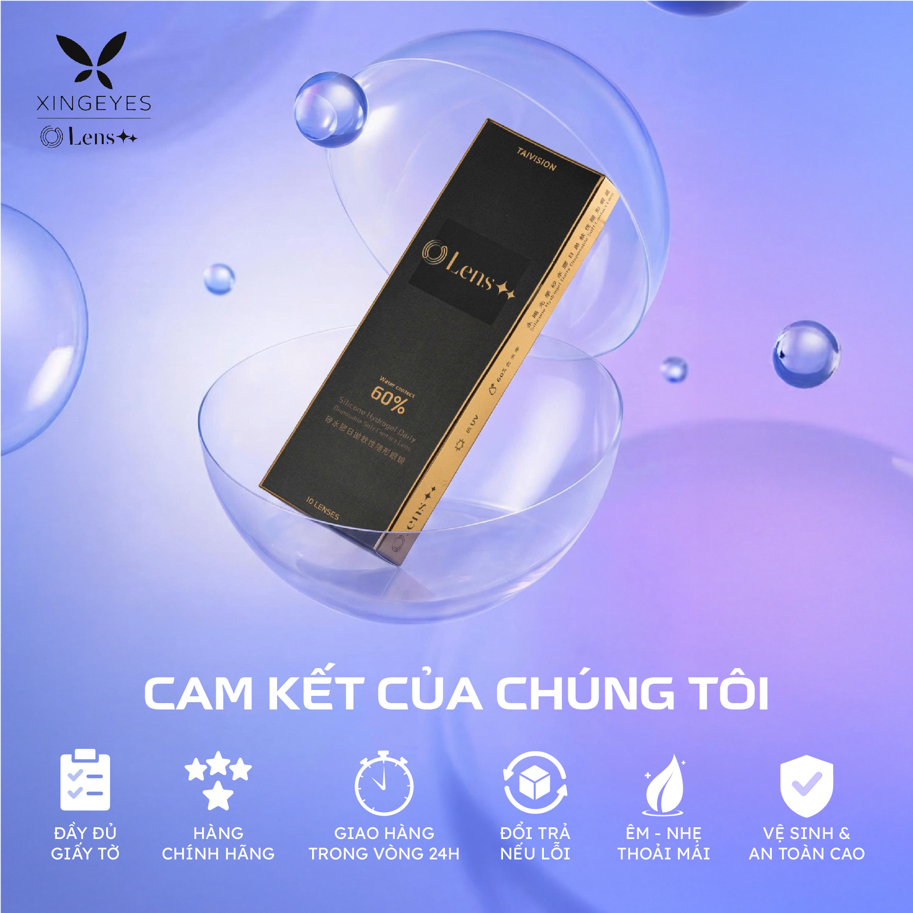 Daily Star Pupil Black - 1 Hộp