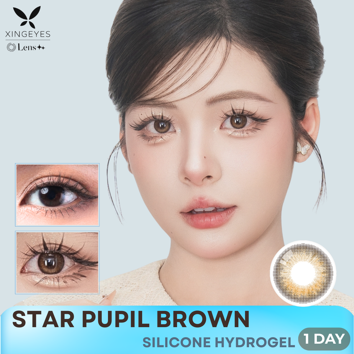 Daily Star Pupil Brown - 1 Hộp