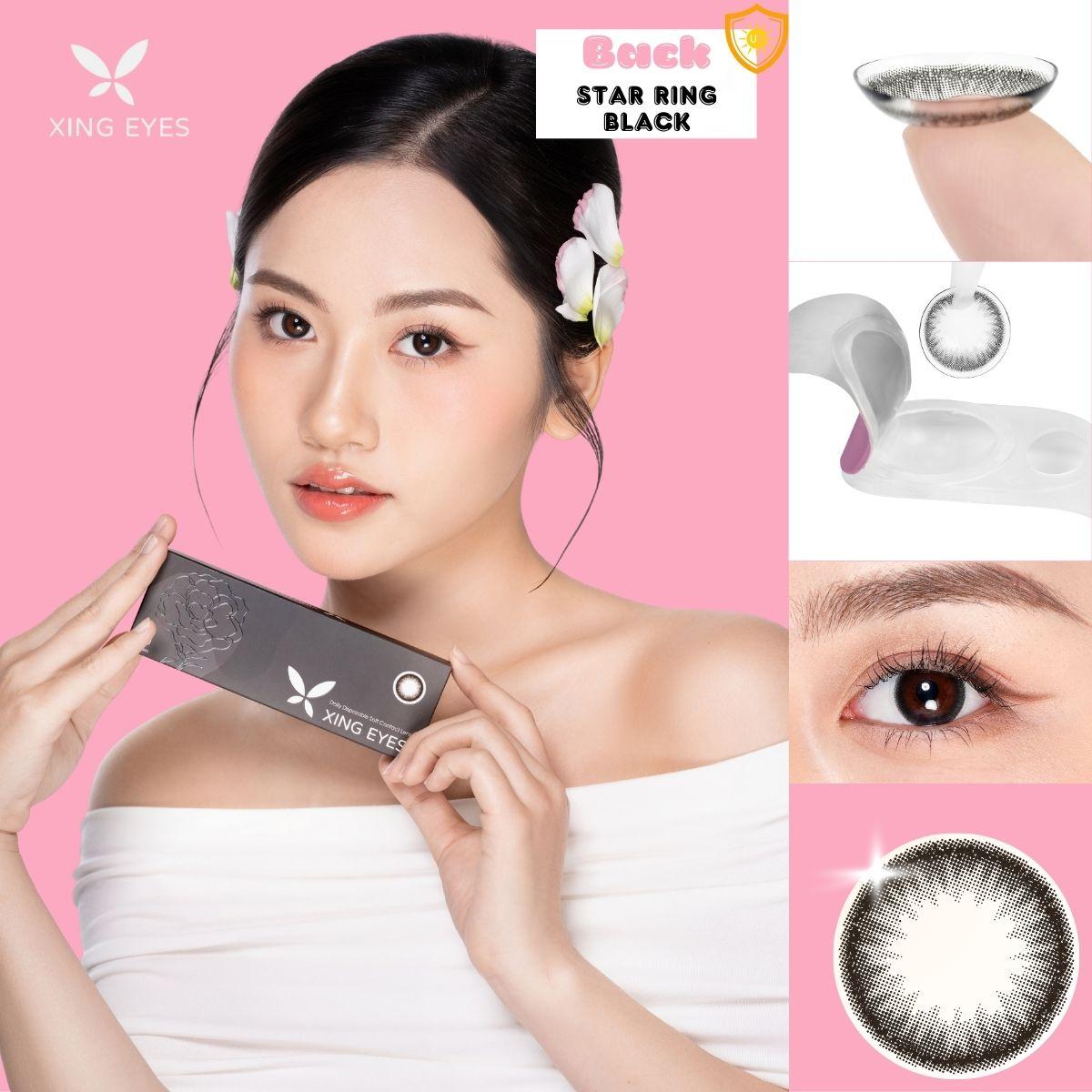 Daily Star Ring Black - 1 hộp(10 chiếc)