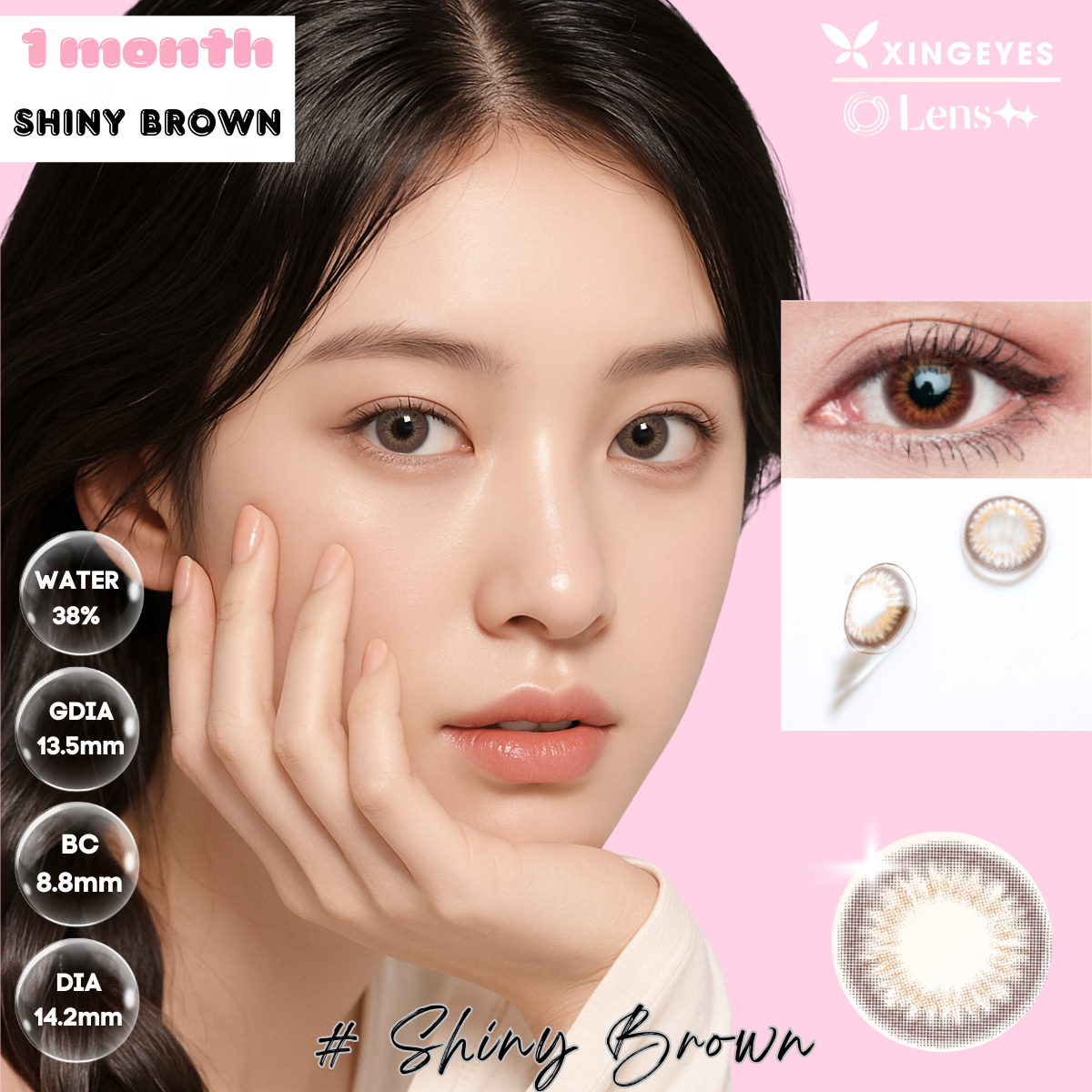 Monthly Shiny Brown - 1 chiếc