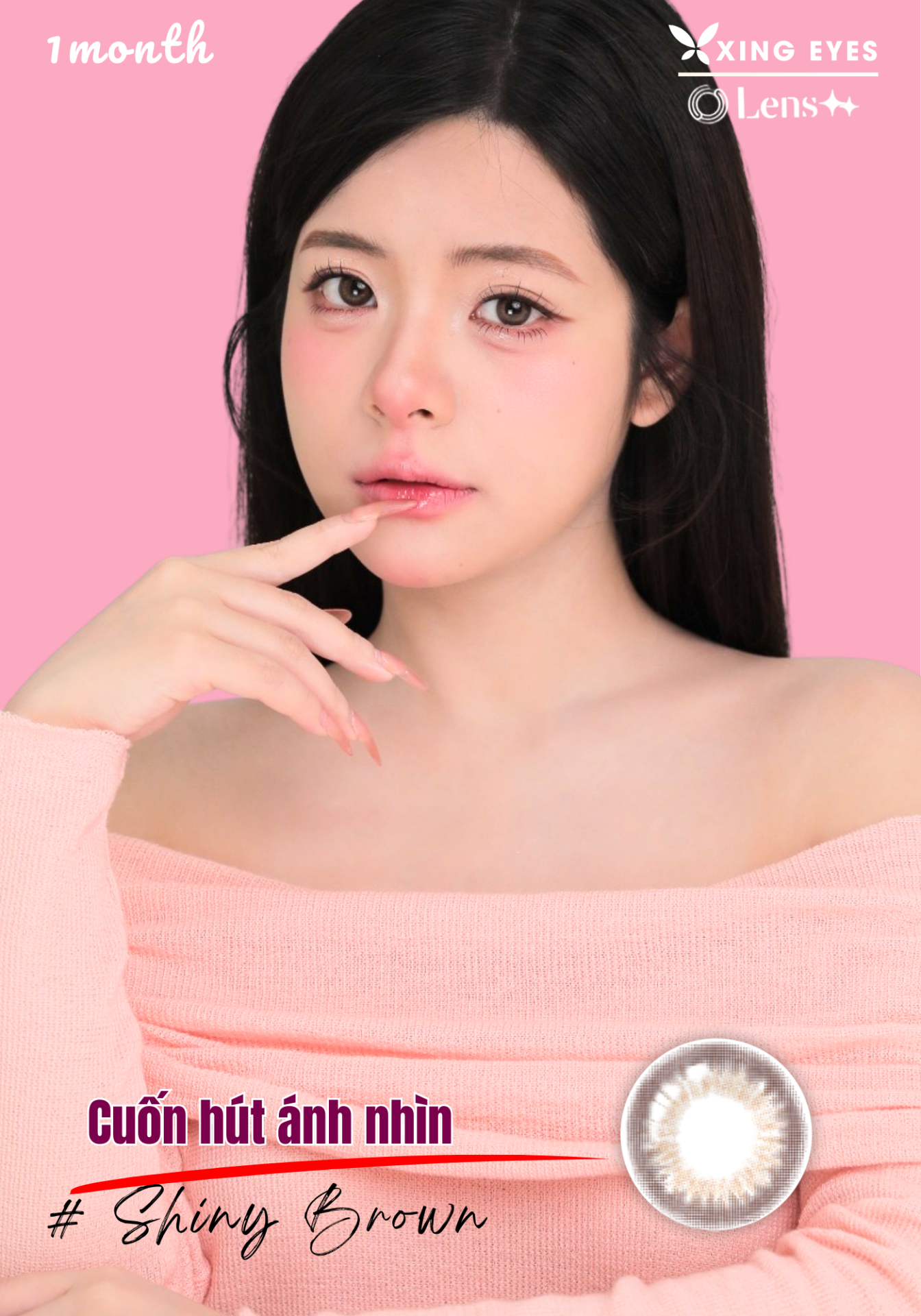 Monthly Shiny Brown - 1 chiếc