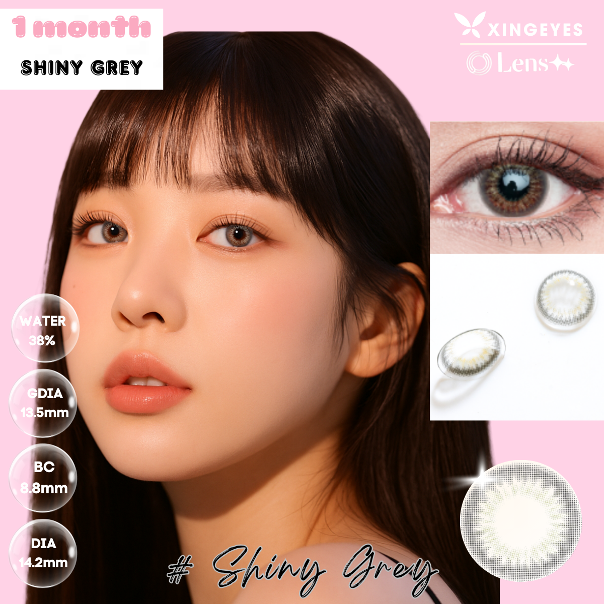 Monthly Shiny Grey - 1 chiếc