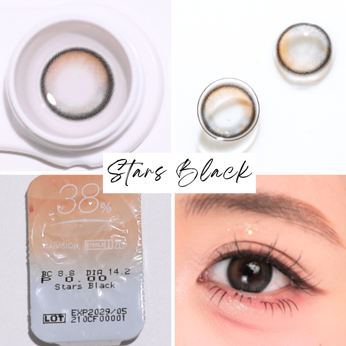 Monthly Stars Black - 1 chiếc