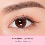 Daily Star Ring Brown - 1 hộp(10 chiếc)
