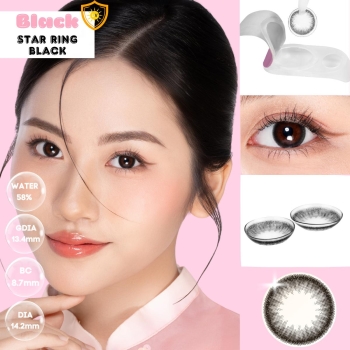 Daily Star Ring Black - 1 chiếc