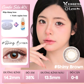 Monthly Shiny Brown + Nước Ngâm Tinteye 150mL