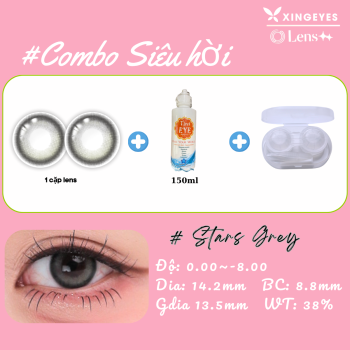 Monthly Stars Grey + Nước Ngâm Tinteye 150mL