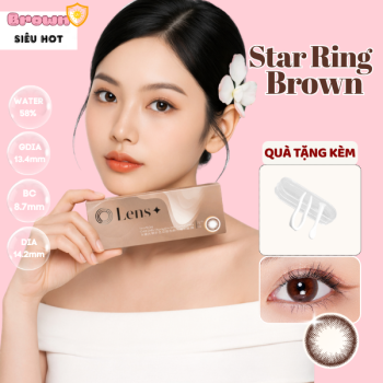 Daily Star Ring Brown - 1 hộp(10 chiếc)